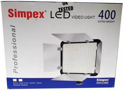 Simpex 400 Professional LED Video Light Dual Colour